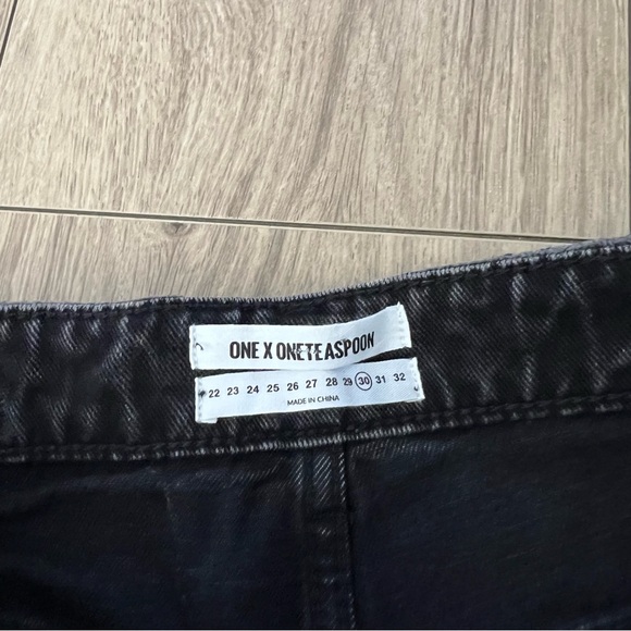 One Teaspoon High Waist Bandit Shorts 30 - Picture 3 of 4